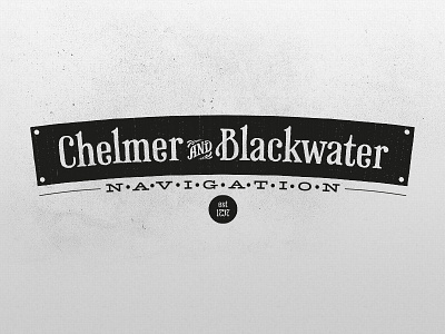 Chelmer And Blackwater canal essex retro vintage