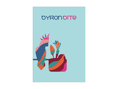 Byron Bite Food Festival app branding design illustration ui ux