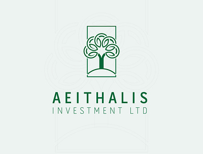 AEITHALIS investment limited branding design flat logo minimal