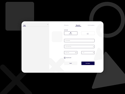 Checkout Page branding design minimal ui ux