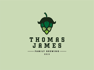 Thomas James Brewing beer branding branding brewery logo illustration