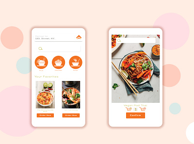 Food App UI adobe illustrator app app design app ui app ui design design food food app food app design food app ui food apps food icon food icons food illustration foodie foodlove thai food ui ui design uidesign