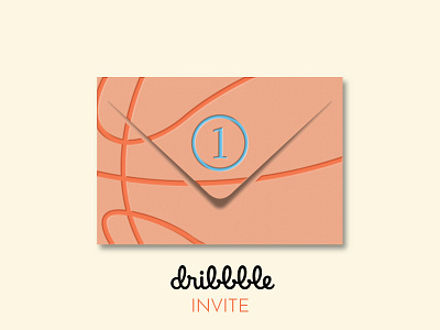 Dribble Invite design dribbble dribbble invite dribble invite flat illustration illustrator invite invites join dribbble vector