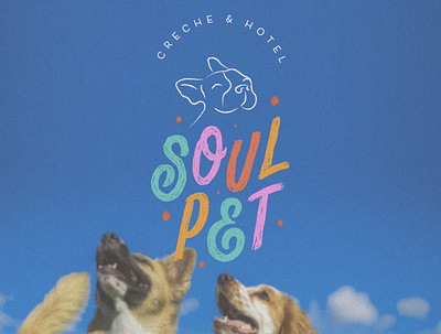 Logotype Soul pet branding design graphic design illustration lettering logo logotype pet