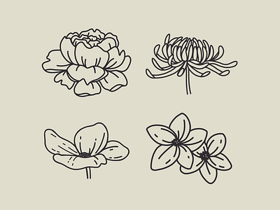 Flower icons