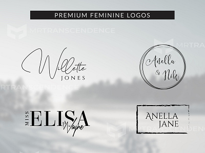 Feminine Logo branding clean logo design iconmark illustration logo design minimalist logo design professional logo unique logo