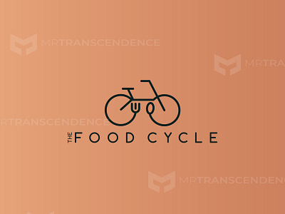 Food Cycle branding clean logo design iconmark illustration logo design minimalist logo design mrtranscendence professional logo unique logo