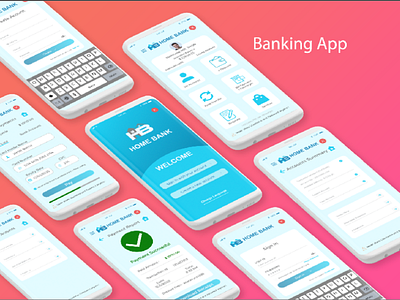Banking App banking ui financial app mobile app mobile banking app uiux