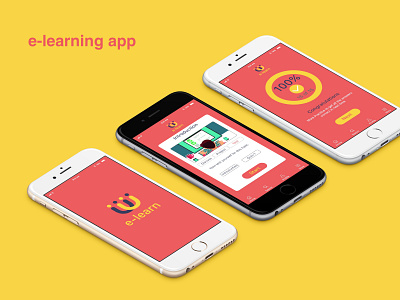 e learning app education elearning learning learning app learning app ui kit mobile mobile app online learning ui kit