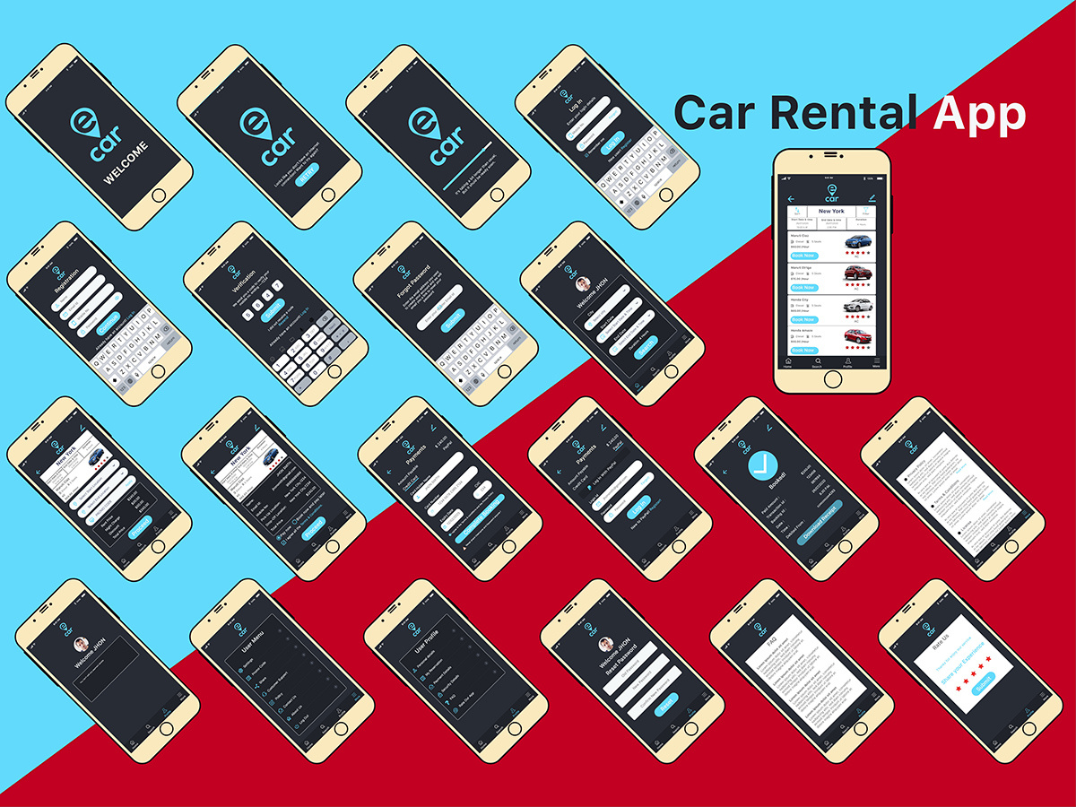 Car Rental App by Mahua Nad on Dribbble