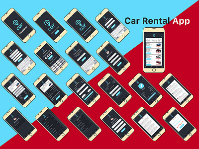 Car Rental App app app design car car rental car rental app mobile mobile app transport app ui design ui kit ui ux vehicle