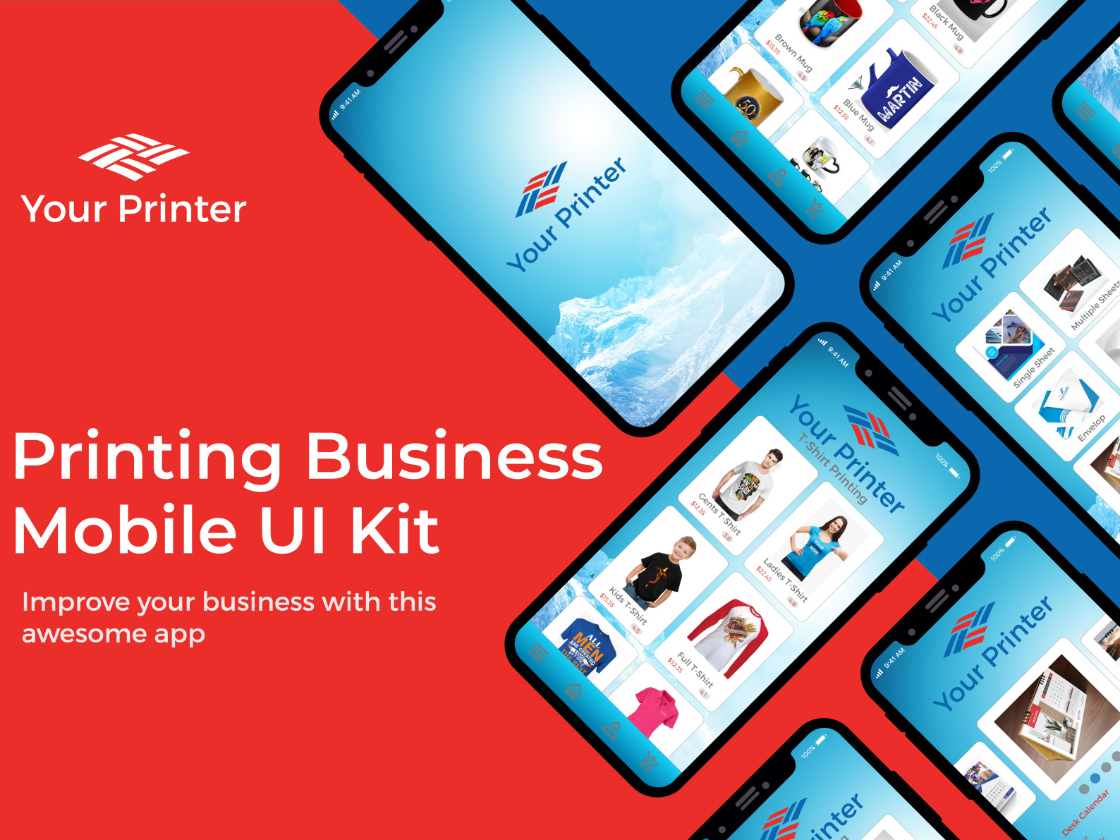 Printing Press Business by Mahua Nad on Dribbble