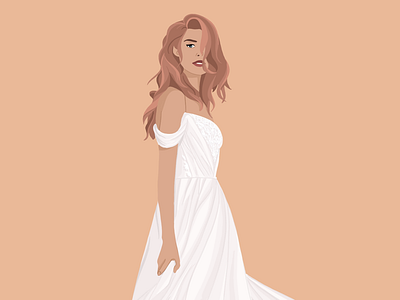 Bridal Illustration adobe bride digital art fashion graphic design illustration procreate vector wedding