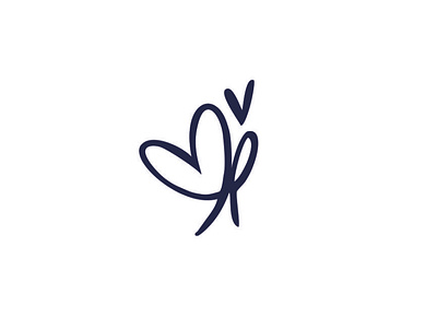 RP Logo Design design hand drawn lineart logo design minimalism minimalistic monotone papillon
