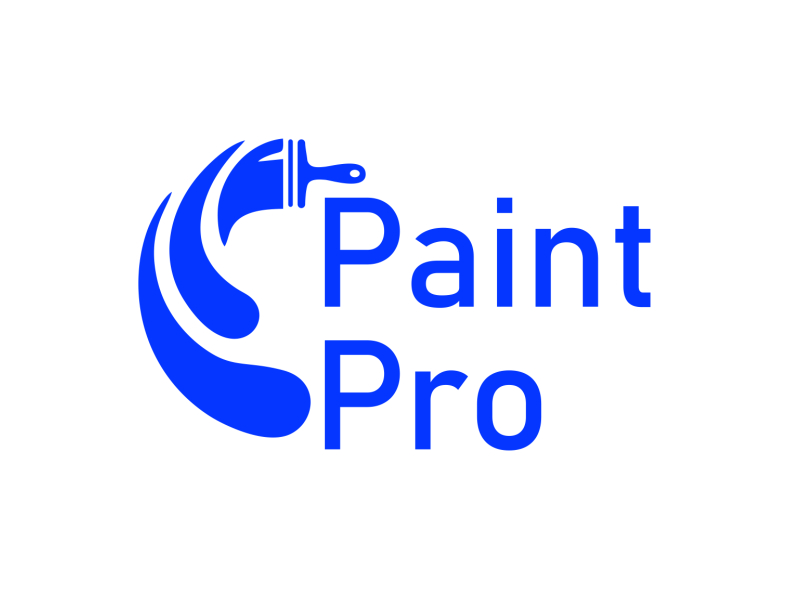 Paint Pro Logo Design by Anni Kapp on Dribbble