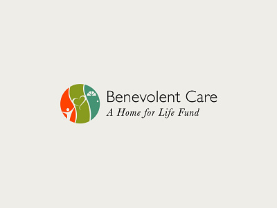 Benevolent Care Logo brand identity branding cause design flat icon iconography illustration illustrator logo logo design nonprofit typography vector wordmark