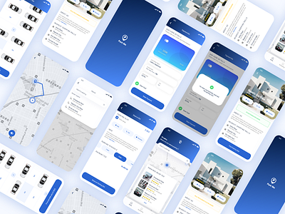 Park Me, Car Parking App app design logo minimal ui ux vector