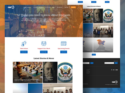 Hindu American Foundation Nonprofit Website Design