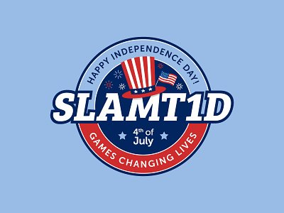 SlamT1D - 4th of July Badge