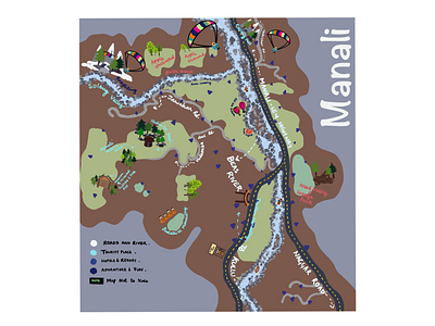 Map of Manali