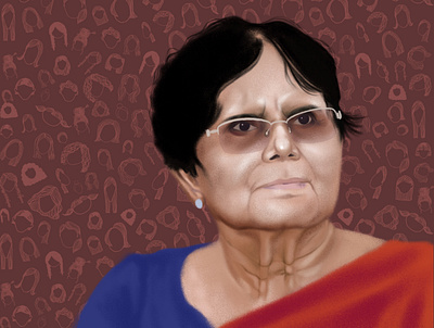 Dr.Shanti roy apple pencil bookillustration characterdesign digital art digital painting digital portrait digitalart doctor graphic design illustraion procreate social worker women empowerment women in illustration