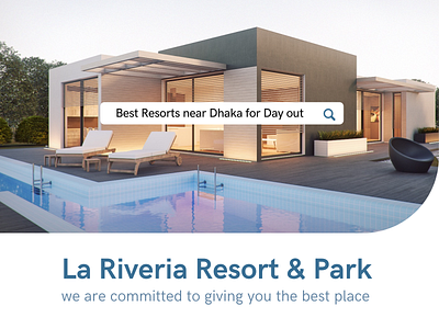 Best Resort Near Dhaka branding canva company design hotel resort rest house