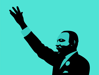 Martin Luther King Jr. agency design illustration madeinbrooklyn marchonwashington mlk