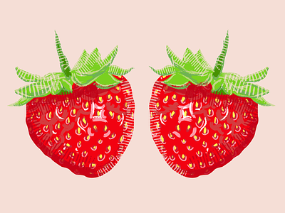 Strawberry app be yourself branding design illustraion illustration logo sketch strawberry strawberryluna summerillustrtion vector