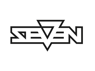 Seven lettering logo logodesigner logomark mark sign