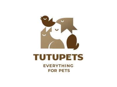 Tutupets branding identity logo logodesigner logomark pet sign