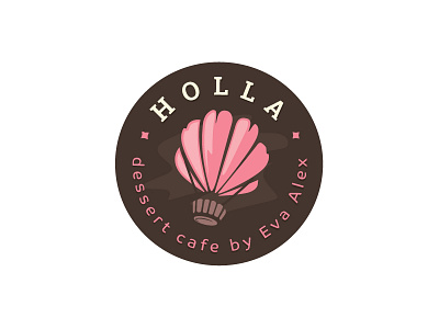 logo for dessert cafe