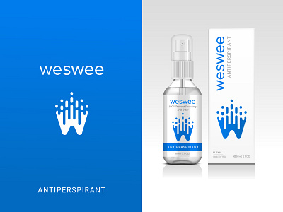 One of the option new packing. Antiperspirant Weswee. app branding ico identity logo logodesigner logomark packing sign