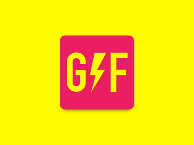 Material App Icon app bold flashgif gif icon material material design mobile