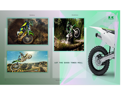 Landing Page Kawasaki KX100