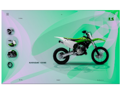 Rebranding Kawasaki KX 100