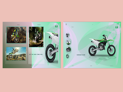 Redesign Website Kawasaki | UI Design | Illustration