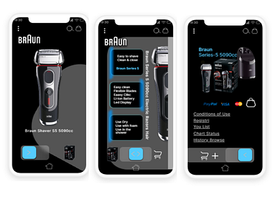 braun store online ui ux concept 2x