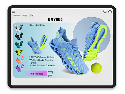 UMYOGO SHOES FASHION | Store Online Sneakers bandung branding homepage illustration kixpandemix