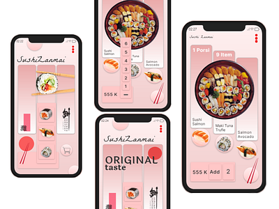 SUSHIZANMAI ONLINE STORE |UI/UX Concept indonesia kixpandemix uidesign