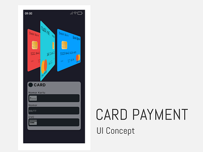 CARD PAYMENT | UI CONCEPT bandung cards ui kixpandemix uidesign webdesign