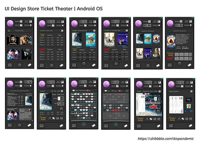 UI Design | Ticket Theater Online | Android OS