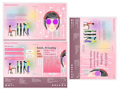 Illustration Web Design | 2D Design | Framer Prototyping illustration kixpandemix ui uidesign webdesign