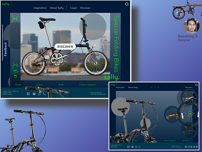 Bikes Shop Design UI | sally. | Design Graphics indonesia kixpandemix uidesign webdesign
