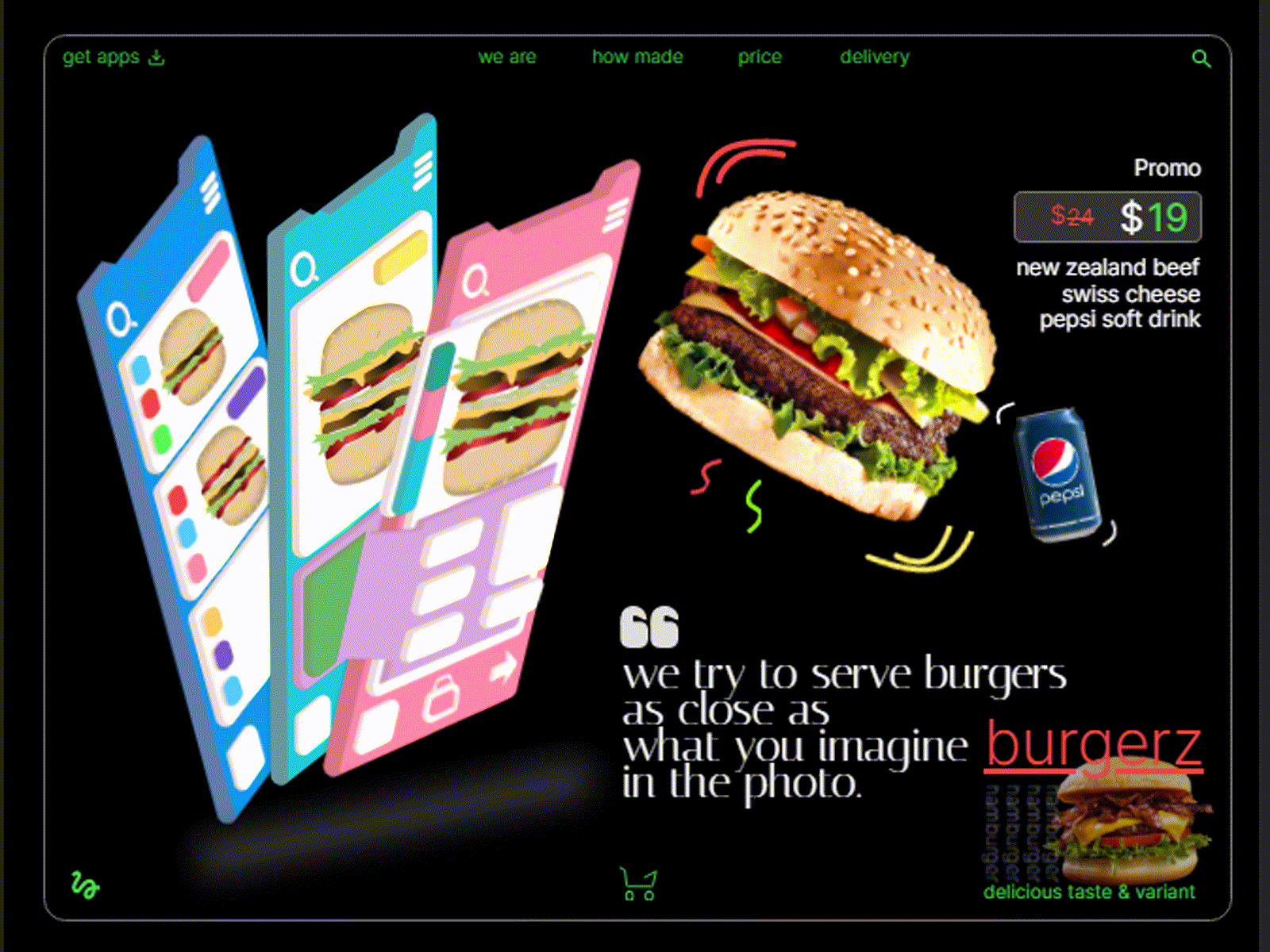 burgerz burgerz bergerz | gif design illustration uidesign vector