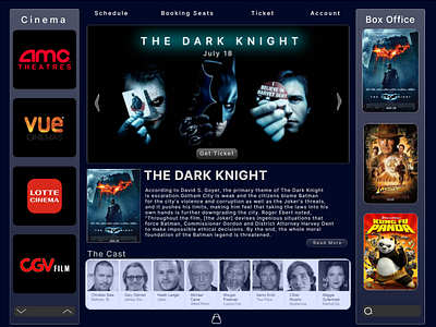 BATMAN | E-Ticket batman darkthemes eticket uidesign