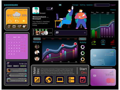 DASHBOARD | Illustration dashboard design illustrations uidesign