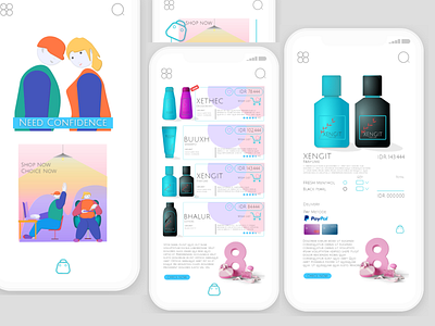 Generation Shoppers | Illustrtation | Ui Design bandung branding illustration shoppers uidesign