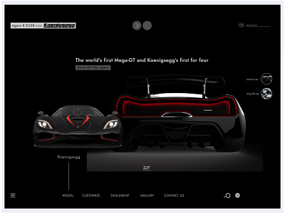 its super cars dealers | Web Design | Dark Theme