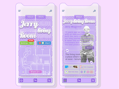 Jerry Living Room - UI Design