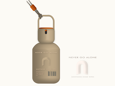 NEVER GO ALONE - REDESIGN [ VECTOR ] branding designproduct illustration spray vector